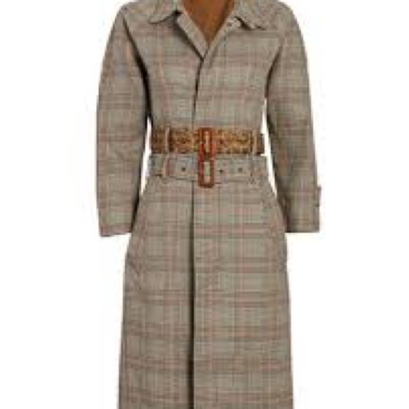 R13 Double belted trench coat size Large - Picture 4 of 17